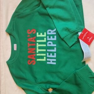 Christmas, Holiday ,Youth Sleep, Casual Sweater Santa's Helper, Sz XL (14)